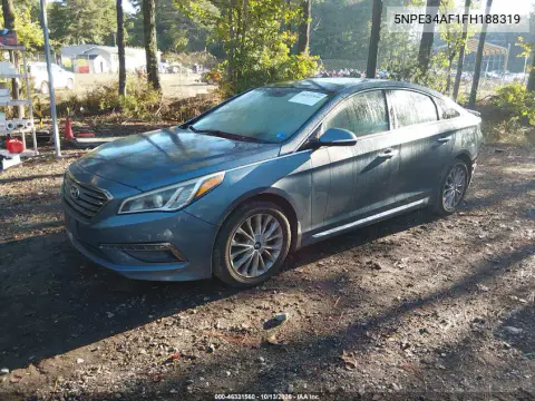 2015 Hyundai Sonata Limited VIN 5NPE34AF1FH188319 фото 2