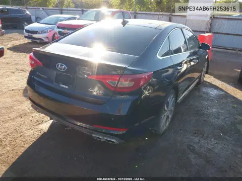 2015 Hyundai Sonata Limited 2.0T VIN 5NPE34AB6FH253615 фото 5