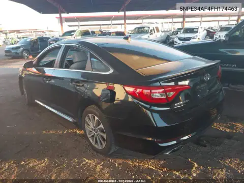 5NPE34AF4FH174463 — 2015 Hyundai Sonata, фото 3 с аукциона IAAI, Угон