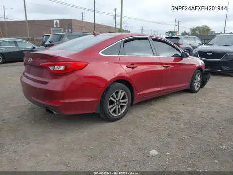 5NPE24AFXFH201944 — 2015 Hyundai Sonata, фото 5 с аукциона IAAI, Не указано