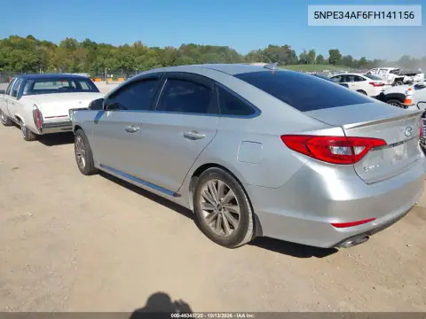 5NPE34AF6FH141156 — 2015 Hyundai Sonata, фото 3 с аукциона IAAI, Передняя часть