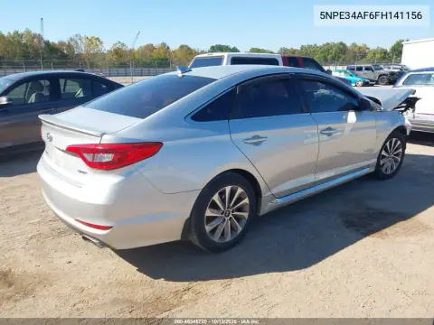 5NPE34AF6FH141156 — 2015 Hyundai Sonata, фото 4 с аукциона IAAI, Передняя часть