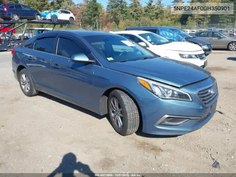 5NPE24AF0GH350901 — 2016 Hyundai Sonata, Передний левый, фото до ремонта
