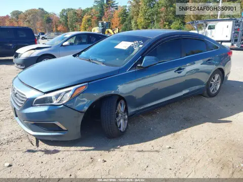2016 Hyundai Sonata Se VIN 5NPE24AF0GH350901 фото 3