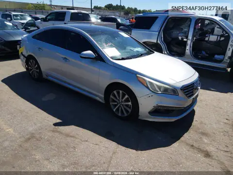 2016 Hyundai Sonata Limited VIN 5NPE34AF3GH277164 фото 2