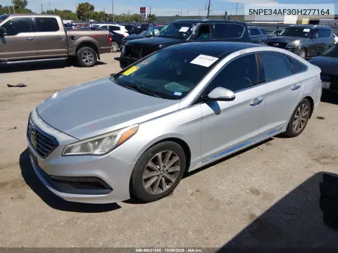 2016 Hyundai Sonata Limited VIN 5NPE34AF3GH277164 фото 3