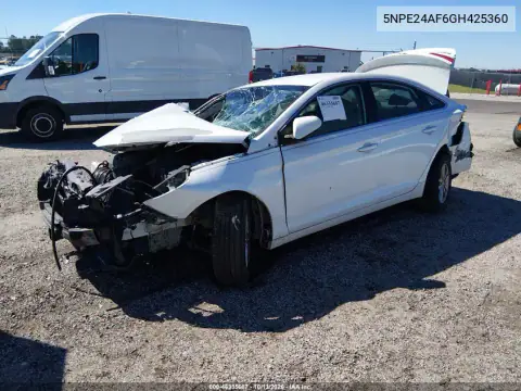 5NPE24AF6GH425360 — 2016 Hyundai Sonata, фото 2 с аукциона IAAI, Передняя часть