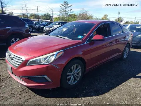 2016 Hyundai Sonata Se VIN 5NPE24AF1GH360062 фото 3