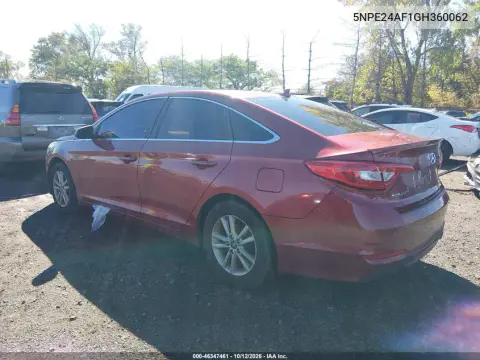 2016 Hyundai Sonata Se VIN 5NPE24AF1GH360062 фото 4
