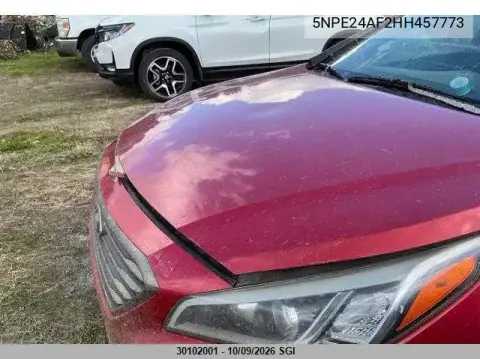 2017 Hyundai Sonata Se VIN 5NPE24AF2HH457773 фото 3