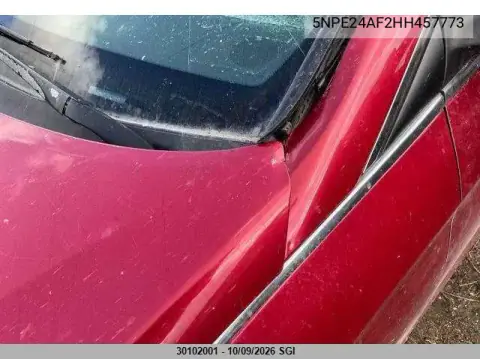 2017 Hyundai Sonata Se VIN 5NPE24AF2HH457773 фото 4
