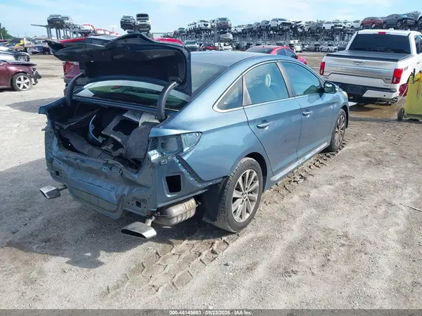 5NPE34AF6HH505529 — 2017 Hyundai Sonata, фото 4 с аукциона IAAI, Задняя часть