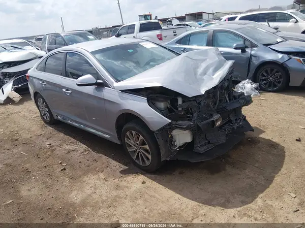 5NPE34AF8HH538144 — 2017 Hyundai Sonata, Передняя часть (Front End), фото до ремонта