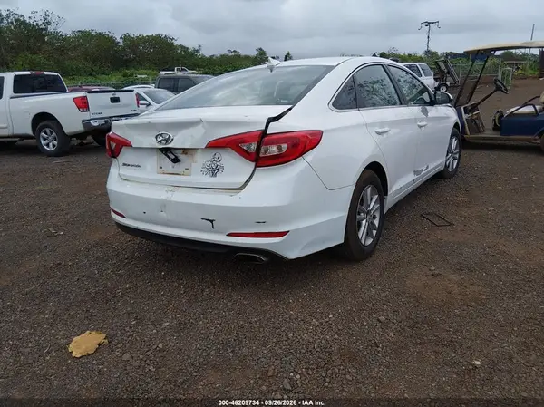 5NPE24AF9HH561631 — 2017 Hyundai Sonata, фото 4 с аукциона IAAI, Задняя часть