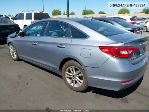 2017 Hyundai Sonata Se VIN 5NPE24AF2HH483824 фото 3