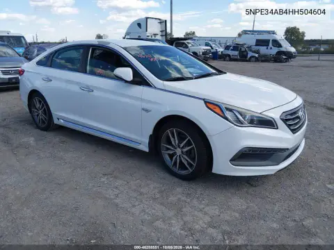 5NPE34AB4HH504604 — 2017 Hyundai Sonata, Естественный износ, фото до ремонта