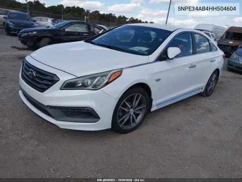 2017 Hyundai Sonata Sport 2.0T VIN 5NPE34AB4HH504604 фото 3