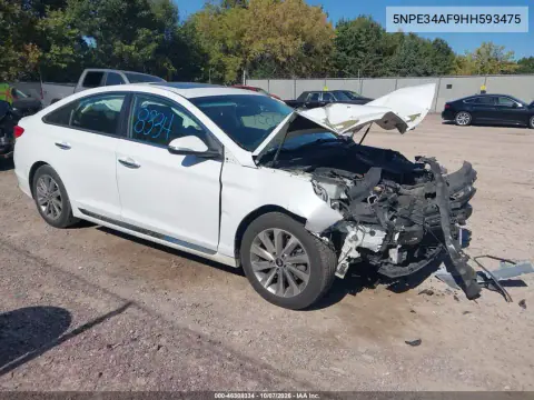 2017 Hyundai Sonata Sport VIN 5NPE34AF9HH593475 фото 1
