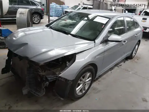 2017 Hyundai Sonata VIN 5NPE24AF0HH543471 фото 3