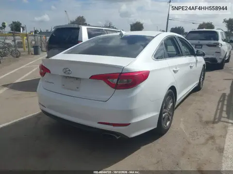 2017 Hyundai Sonata VIN 5NPE24AF4HH558944 фото 5