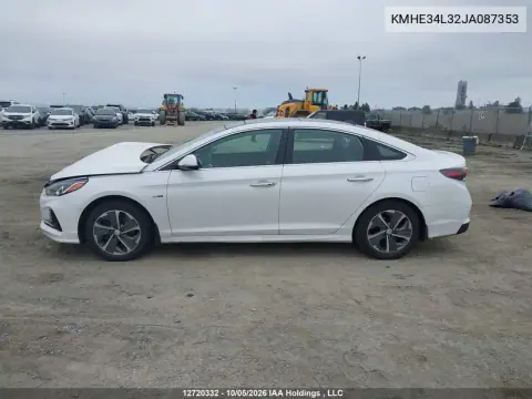 KMHE34L32JA087353 — 2018 Hyundai Sonata, Передняя часть, фото до ремонта