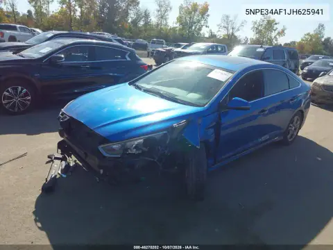 2018 Hyundai Sonata Sport VIN 5NPE34AF1JH625941 фото 2