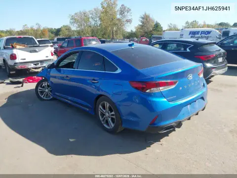 2018 Hyundai Sonata Sport VIN 5NPE34AF1JH625941 фото 3