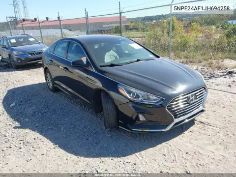 5NPE24AF1JH694258 — 2018 Hyundai Sonata, Передний левый, фото до ремонта