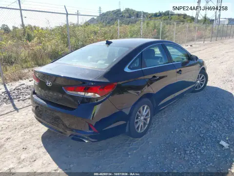 2018 Hyundai Sonata Se VIN 5NPE24AF1JH694258 фото 5
