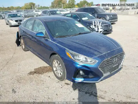 5NPE24AA4JH676888 — 2018 Hyundai Sonata, Задняя часть, фото до ремонта