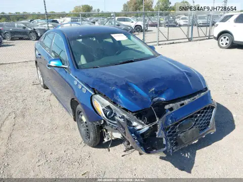 5NPE34AF9JH728654 — 2018 Hyundai Sonata, Естественный износ, фото до ремонта