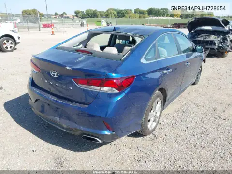 5NPE34AF9JH728654 — 2018 Hyundai Sonata, фото 5 с аукциона IAAI 21.10.2026, Естественный износ
