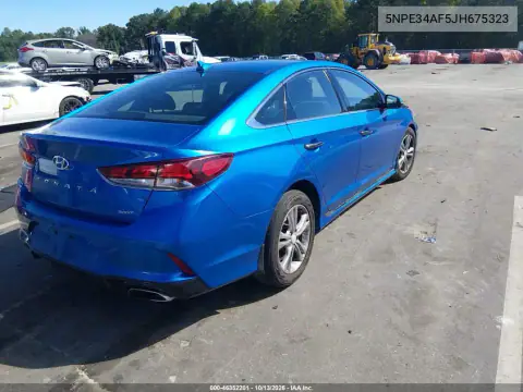 5NPE34AF5JH675323 — 2018 Hyundai Sonata, фото 4 с аукциона IAAI, Передняя часть