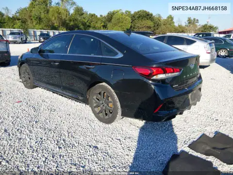 5NPE34AB7JH668158 — 2018 Hyundai Sonata, фото 4 с аукциона IAAI, Повреждение штормом