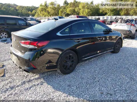 5NPE34AB7JH668158 — 2018 Hyundai Sonata, фото 5 с аукциона IAAI, Повреждение штормом
