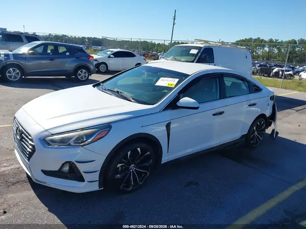 5NPE24AF4KH757659 — 2019 Hyundai Sonata, фото 2 с аукциона IAAI, Задняя часть слева