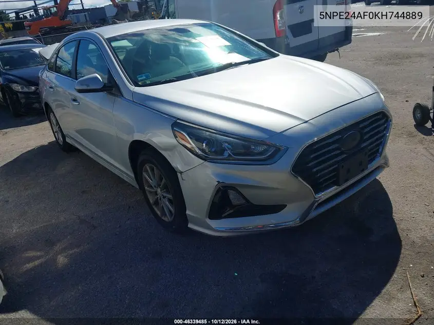 2019 Hyundai Sonata Se VIN 5NPE24AF0KH744889 фото 2