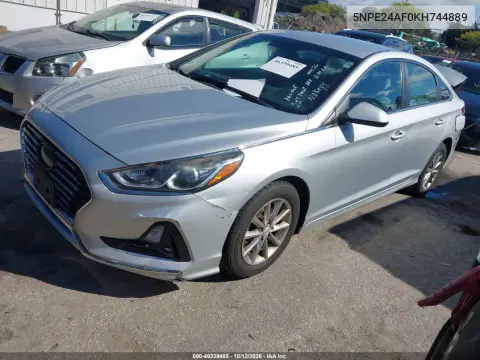 2019 Hyundai Sonata Se VIN 5NPE24AF0KH744889 фото 3