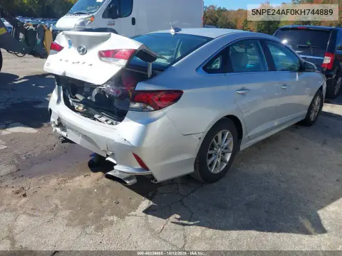 2019 Hyundai Sonata Se VIN 5NPE24AF0KH744889 фото 5