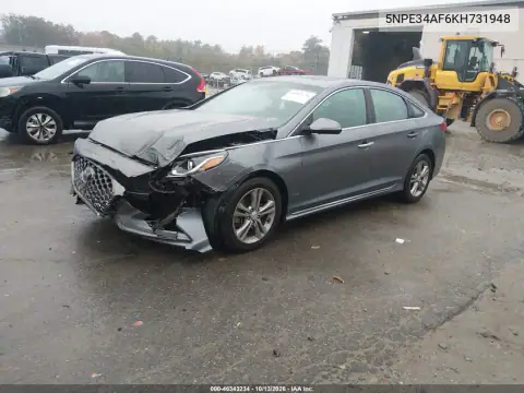 2019 Hyundai Sonata Sport VIN 5NPE34AF6KH731948 фото 3