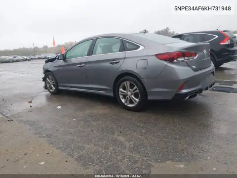 2019 Hyundai Sonata Sport VIN 5NPE34AF6KH731948 фото 4