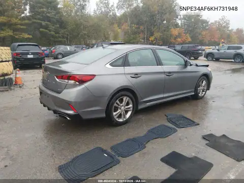 2019 Hyundai Sonata Sport VIN 5NPE34AF6KH731948 фото 5
