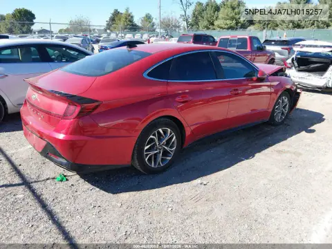 2020 Hyundai Sonata Sel VIN 5NPEL4JA7LH015257 фото 5