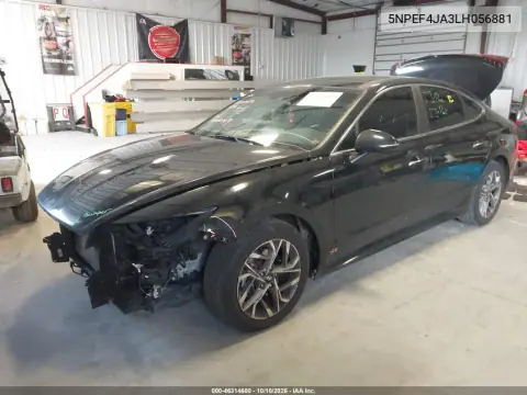 2020 Hyundai Sonata Sel VIN 5NPEF4JA3LH056881 фото 3