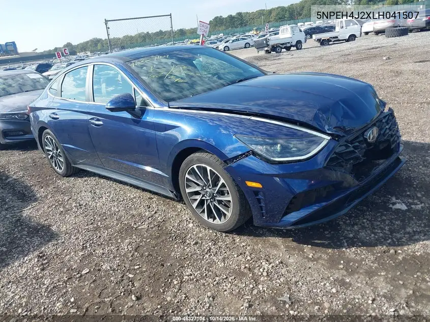 5NPEH4J2XLH041507 — 2020 Hyundai Sonata, фото 2 с аукциона IAAI, Передняя часть