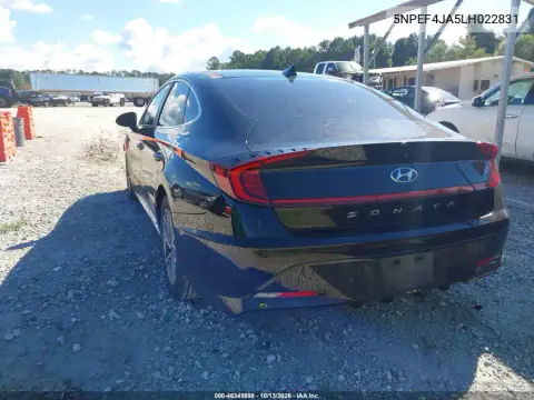 5NPEF4JA5LH022831 — 2020 Hyundai Sonata, фото 4 с аукциона IAAI, Передняя часть