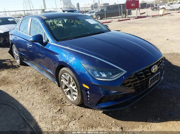5NPEF4JA6MH075409 — 2021 Hyundai Sonata, Задняя часть (Rear), фото до ремонта