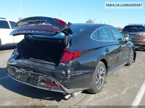 2021 Hyundai Sonata Blue VIN KMHL24JJ2MA035947 фото 5