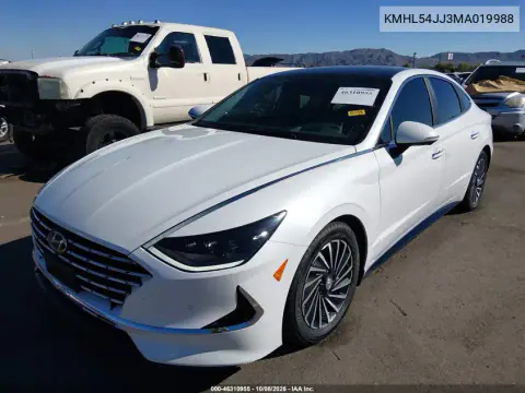 2021 Hyundai Sonata Limited VIN KMHL54JJ3MA019988 фото 3