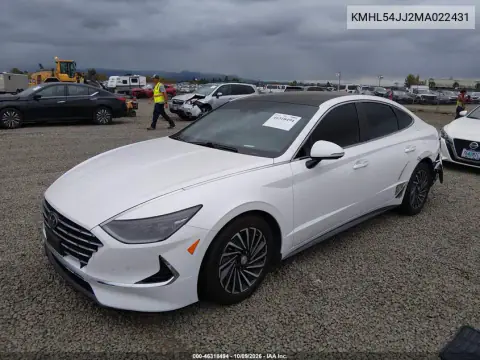 2021 Hyundai Sonata Limited VIN KMHL54JJ2MA022431 фото 3